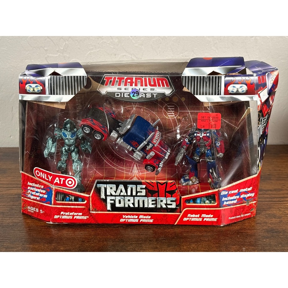 Transformers Titanium Series Die-Cast Optimus Prime 3-Pack Target Exclusive 2007